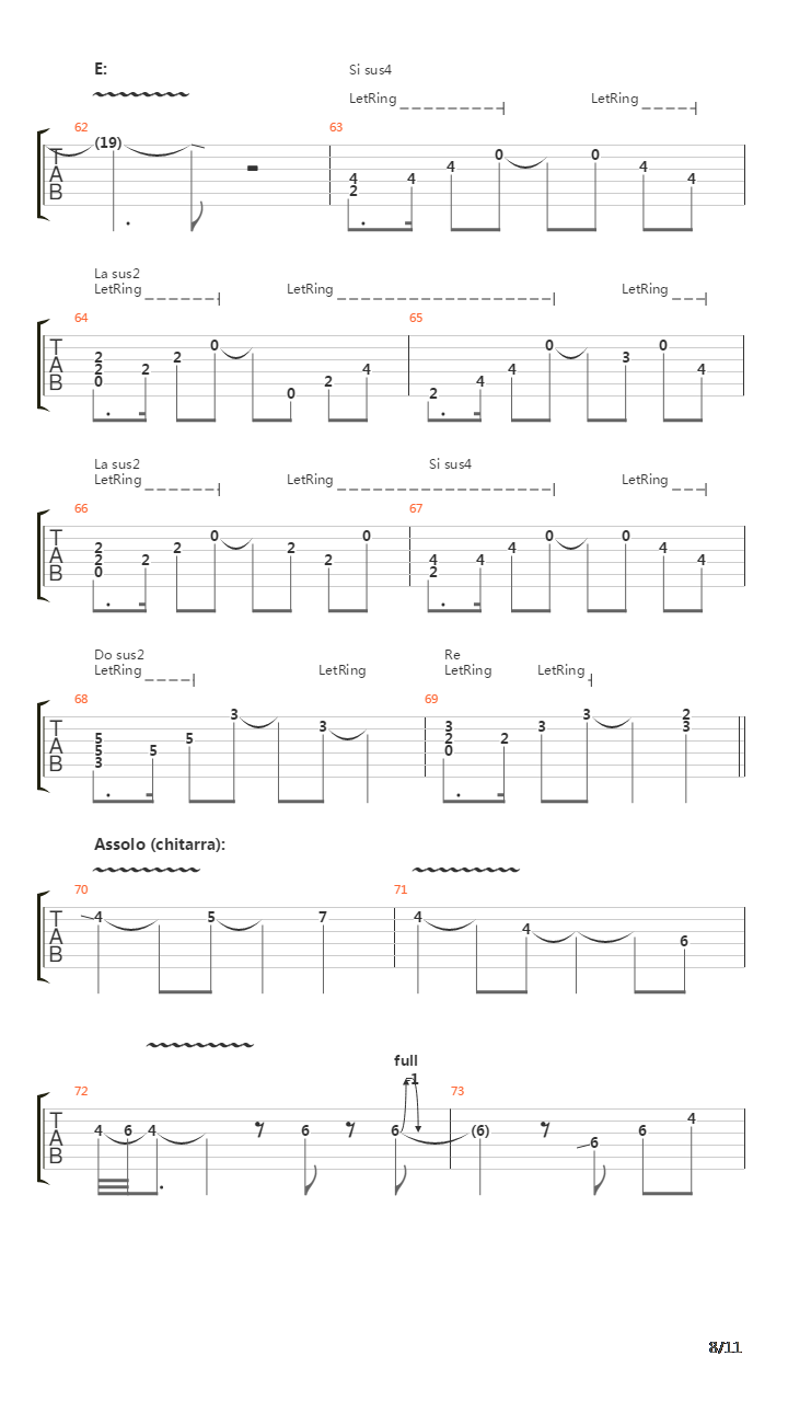 Overture 1928吉他谱