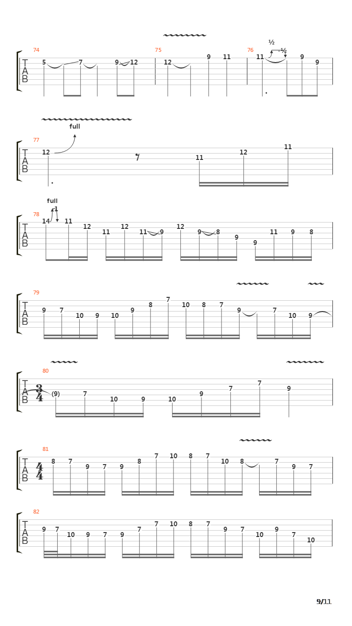 Overture 1928吉他谱