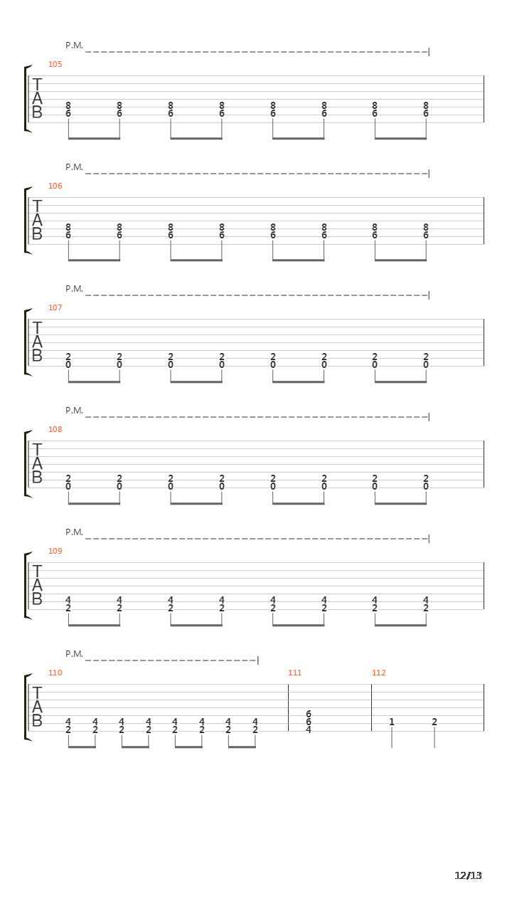 The Path That Divides吉他谱