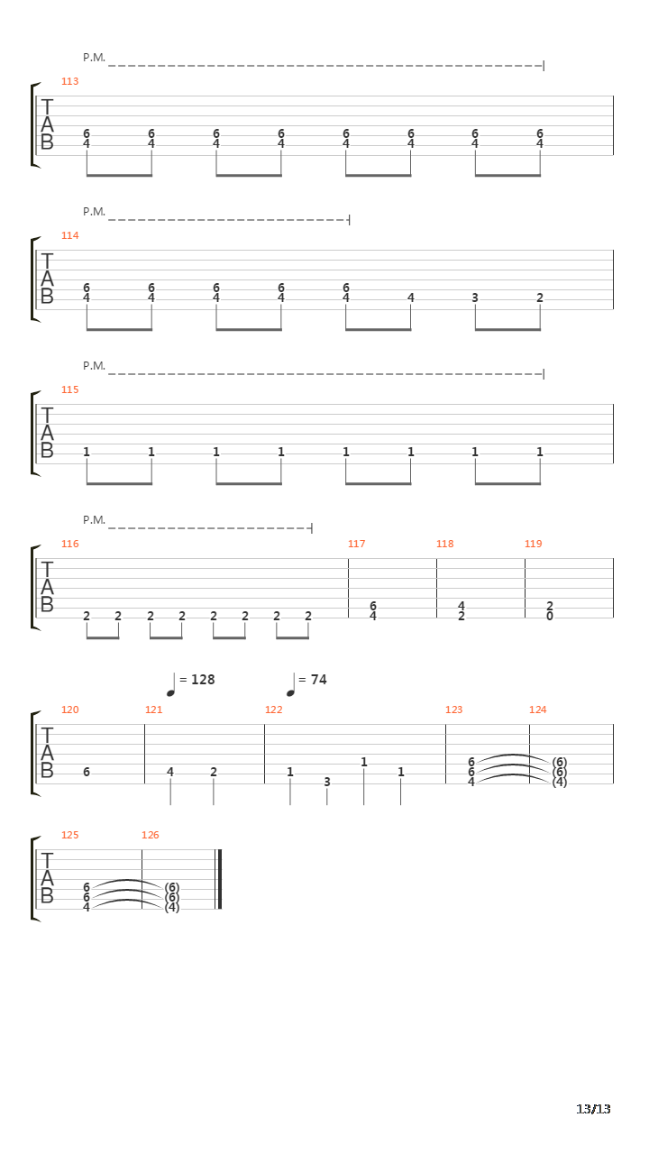 The Path That Divides吉他谱