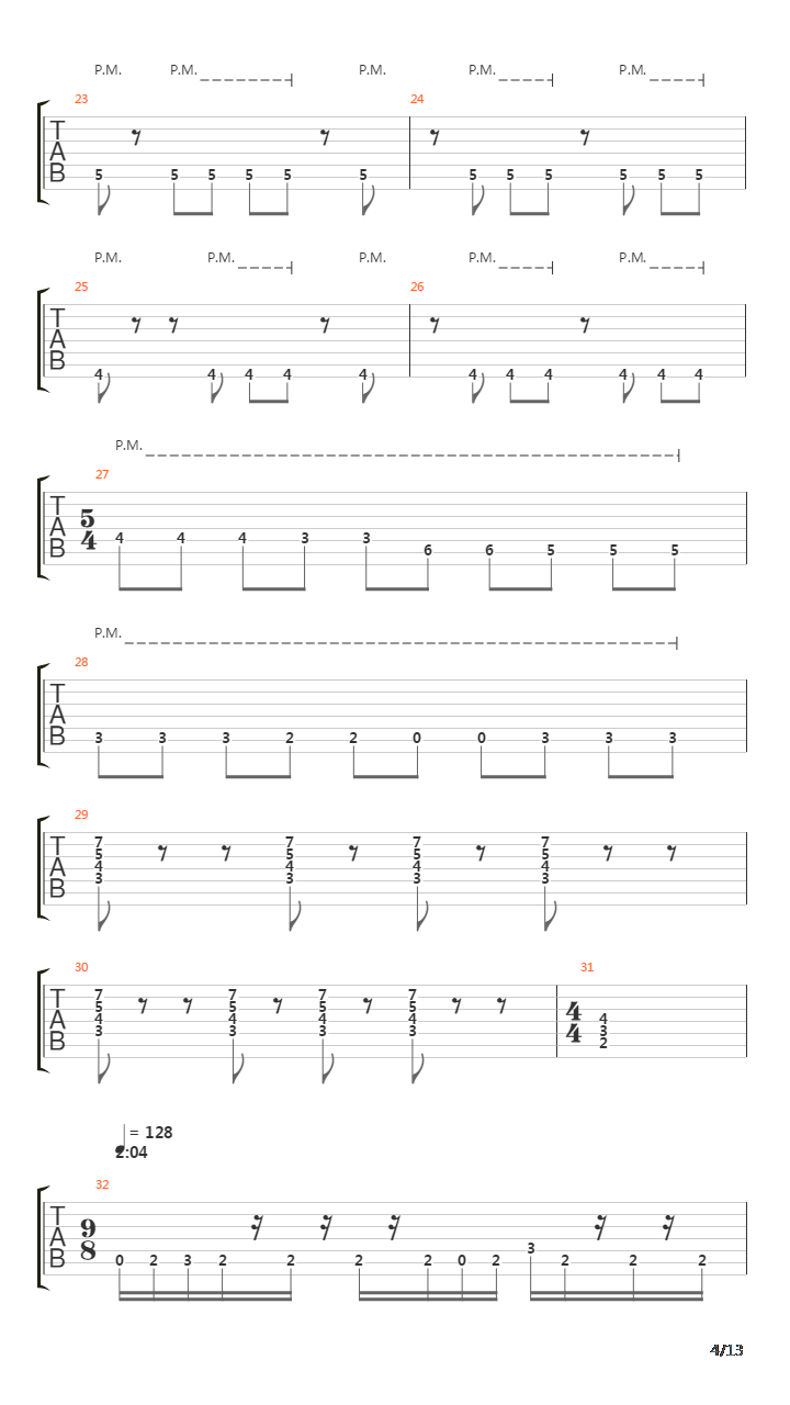 The Path That Divides吉他谱