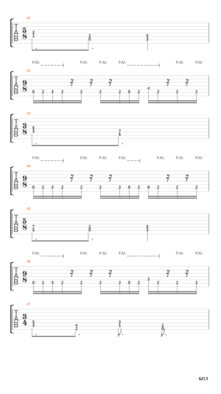 The Path That Divides吉他谱