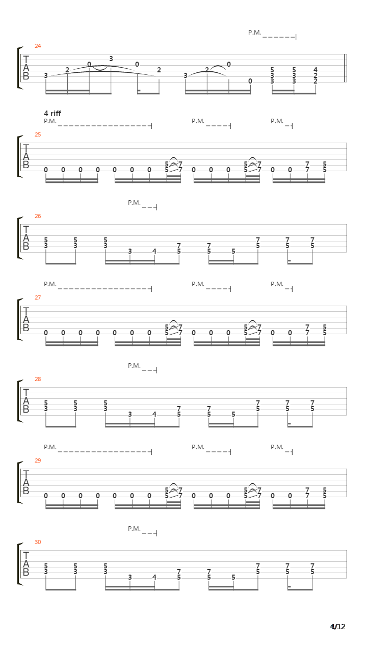 1536吉他谱