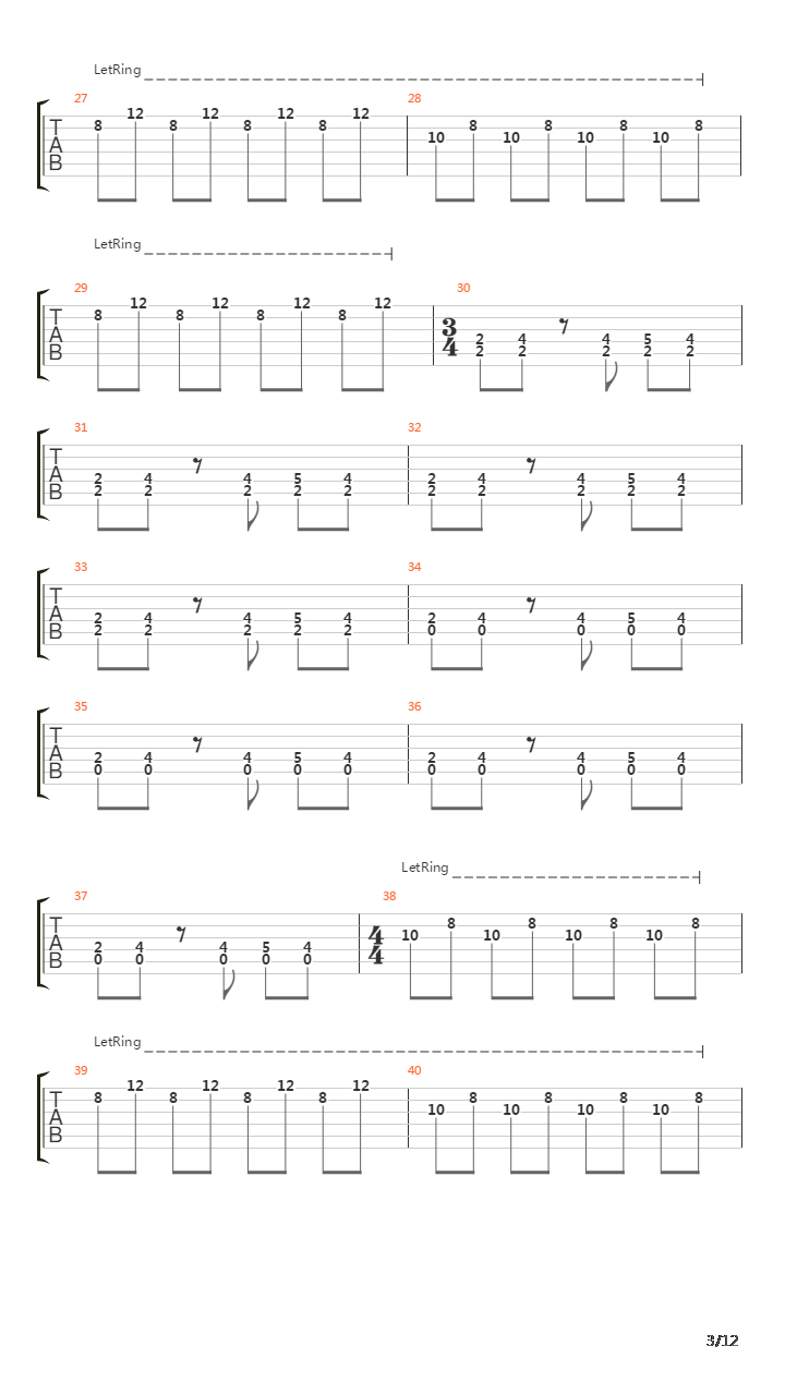 Hard Times吉他谱