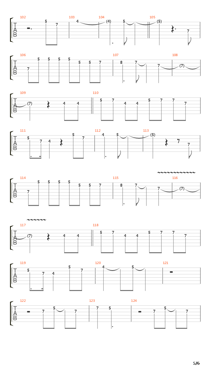 Feet For Hands吉他谱