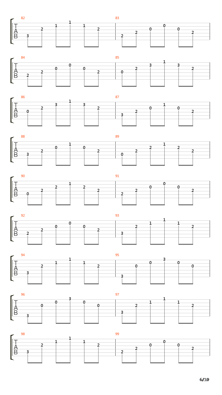 箜,3207吉他谱