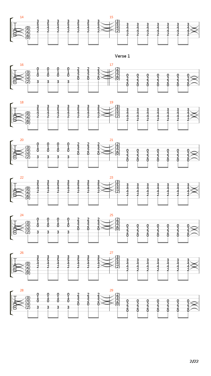 Banished吉他谱