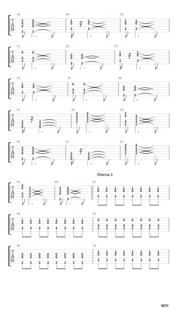 Banished吉他谱