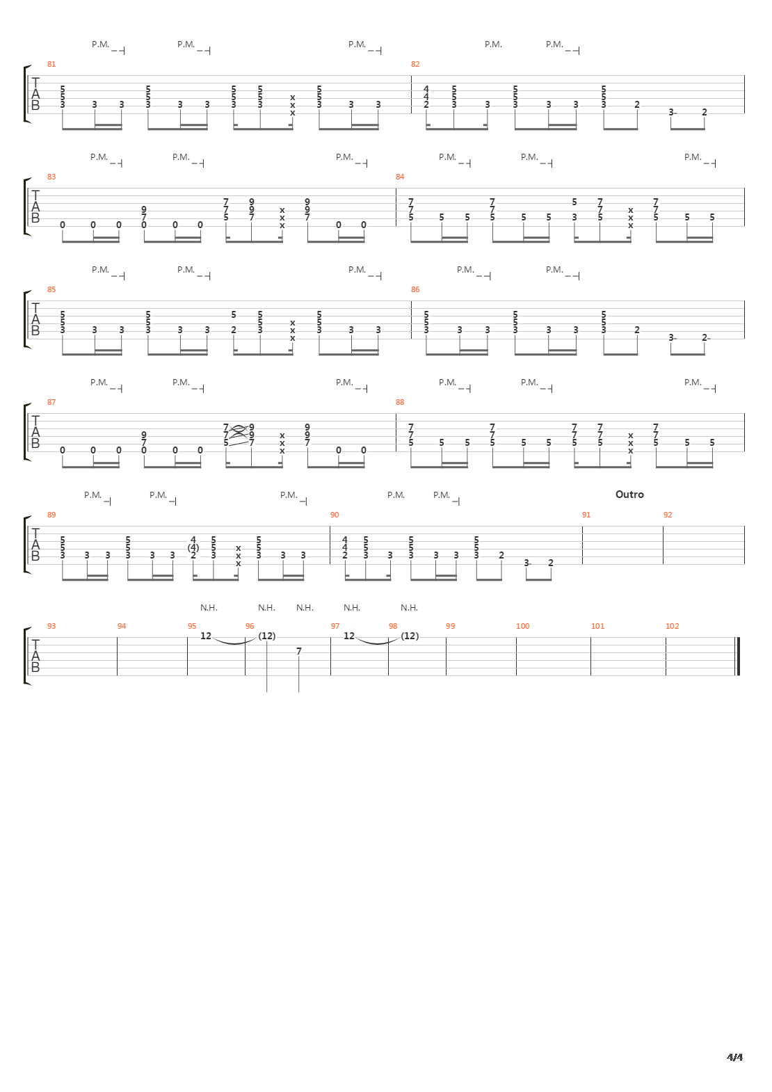 Ok吉他谱