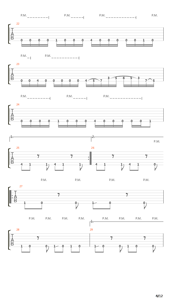 Sound Of Retribution吉他谱