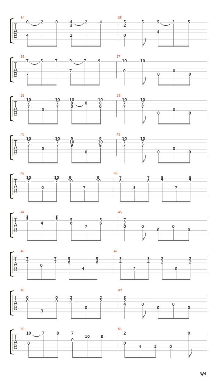 Canarios吉他谱