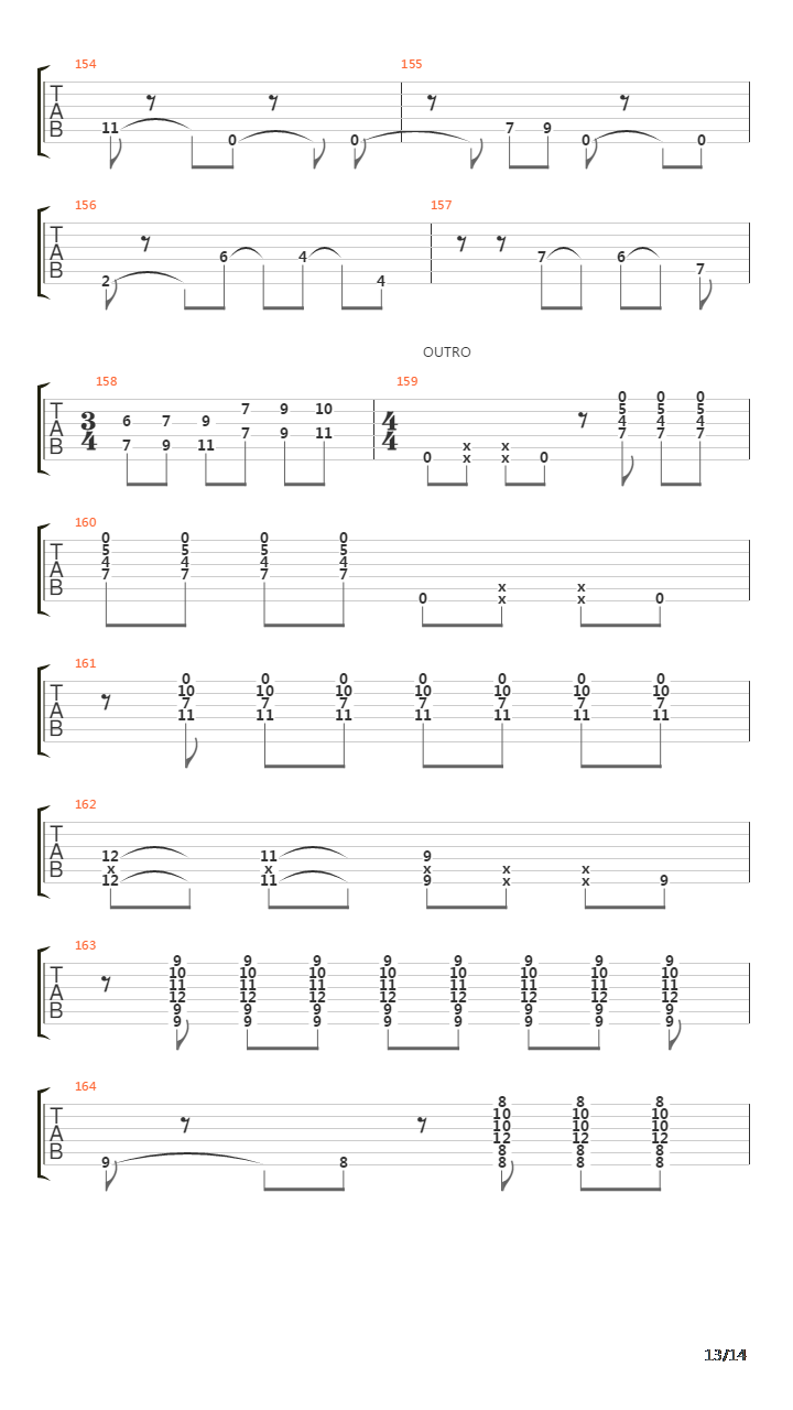 Vista吉他谱