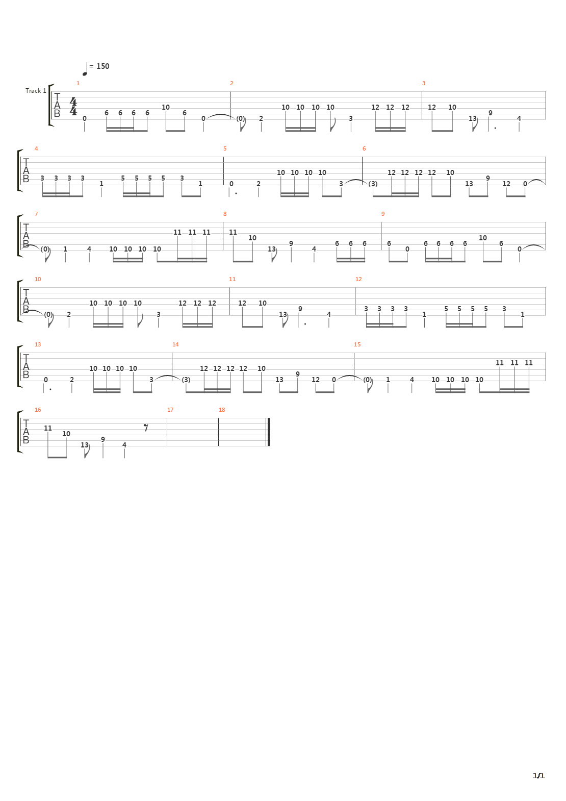 Elevate吉他谱