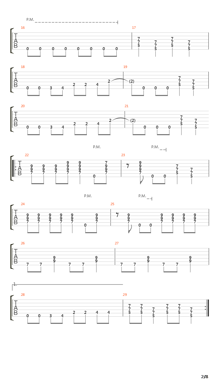 Oriental Beat吉他谱