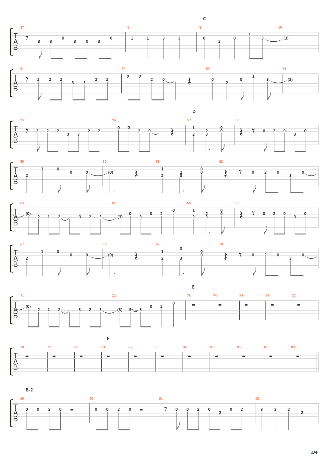 Ashita吉他谱