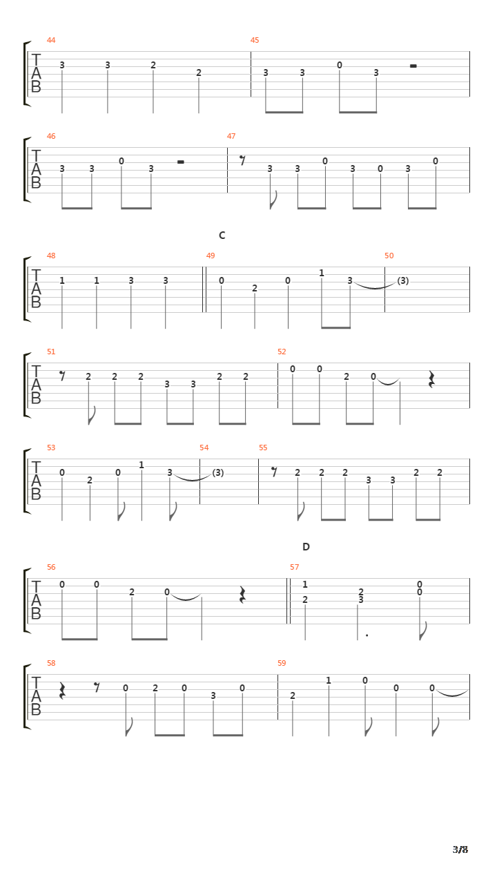 Ashita吉他谱