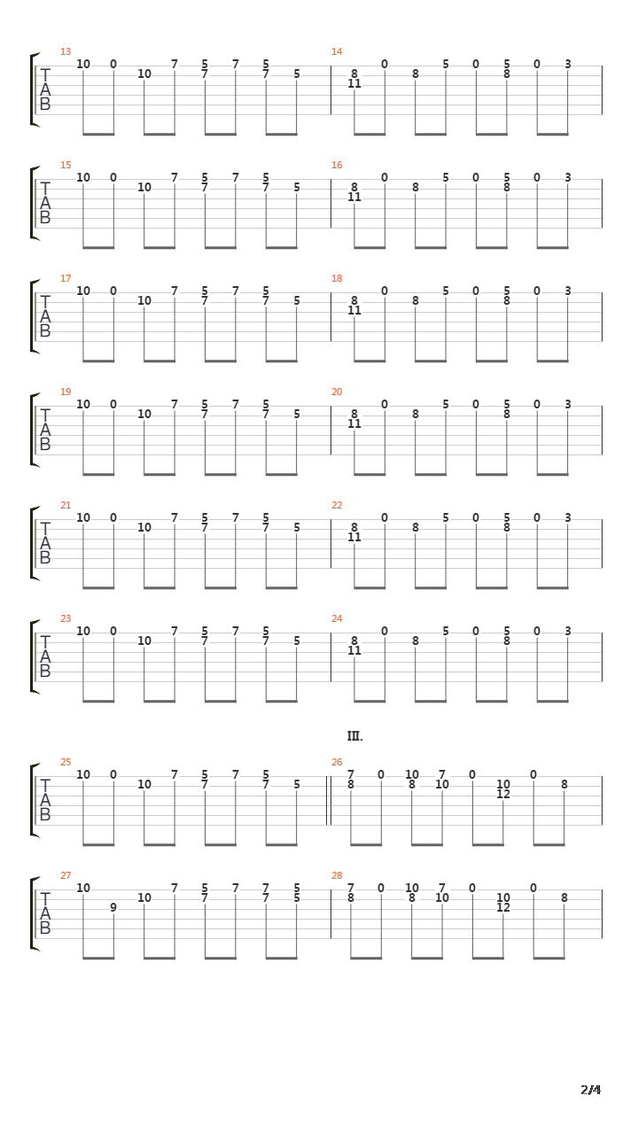 Y吉他谱