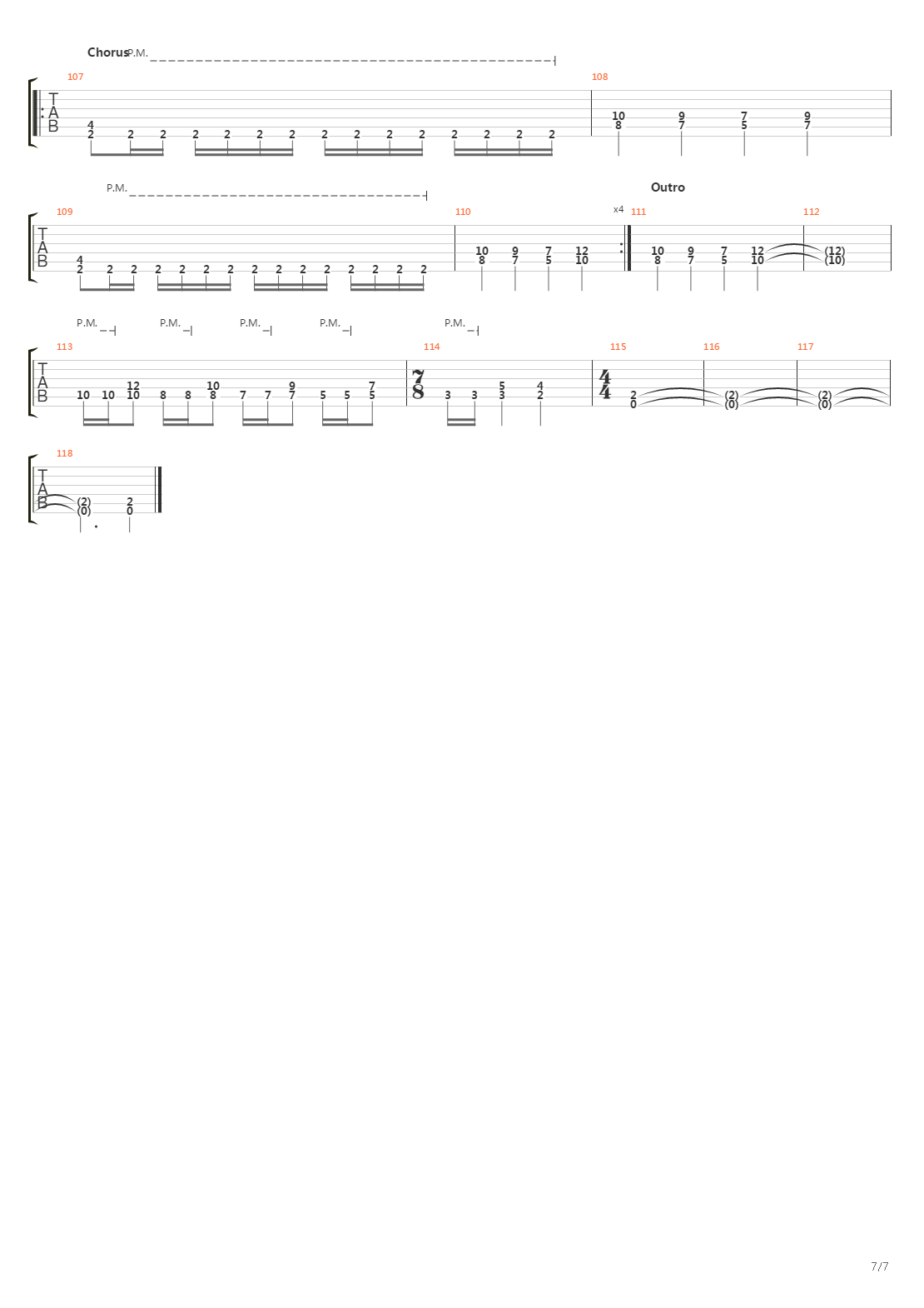 The Metallian吉他谱