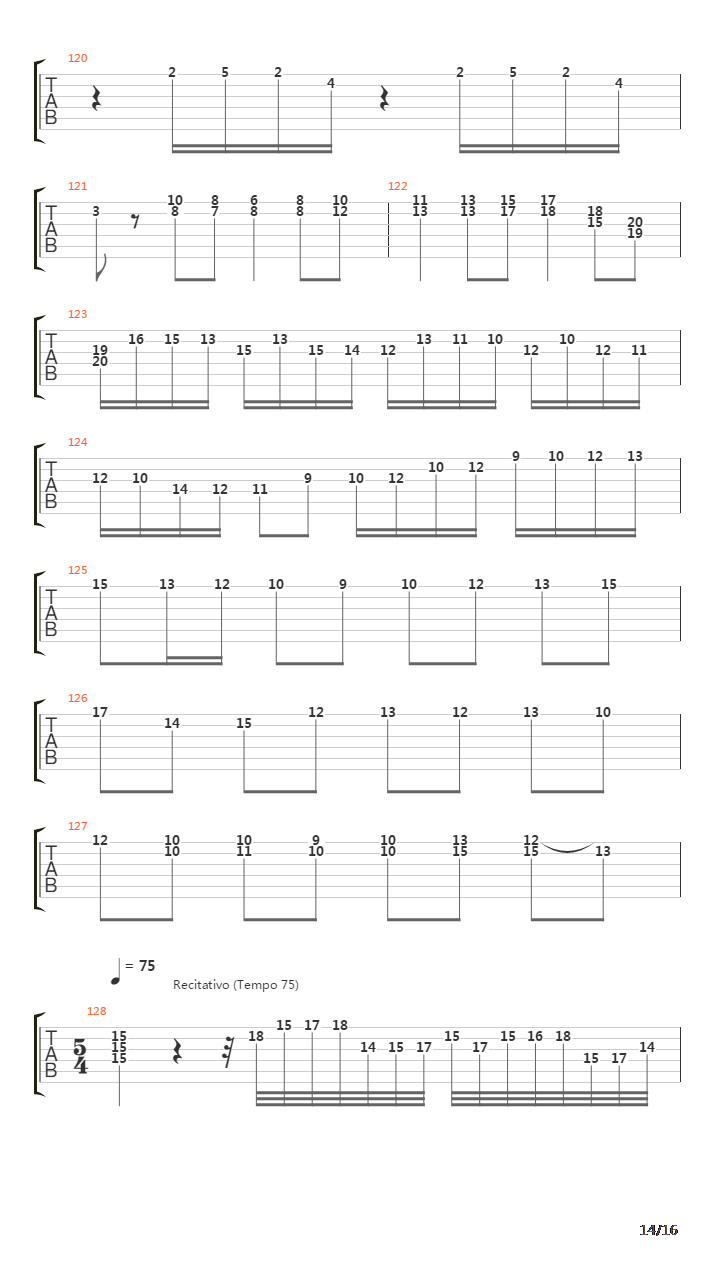 Toccata A Fuga Dmoll Opus Bwv 565吉他谱