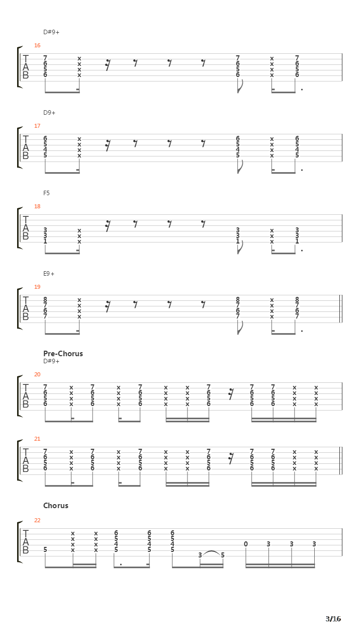 Tunnel Vision吉他谱