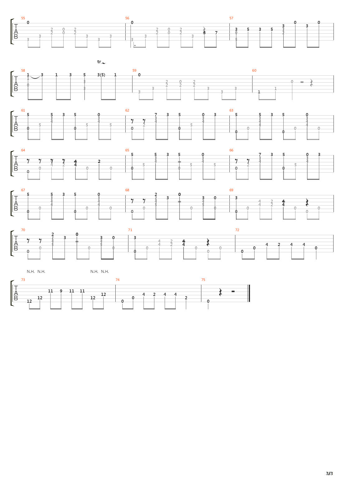 Cancion De Cuna吉他谱