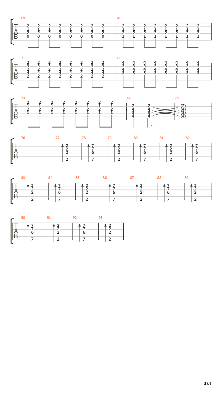 A Outra吉他谱