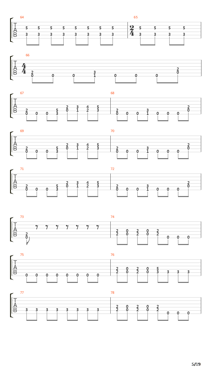 Attaxic吉他谱