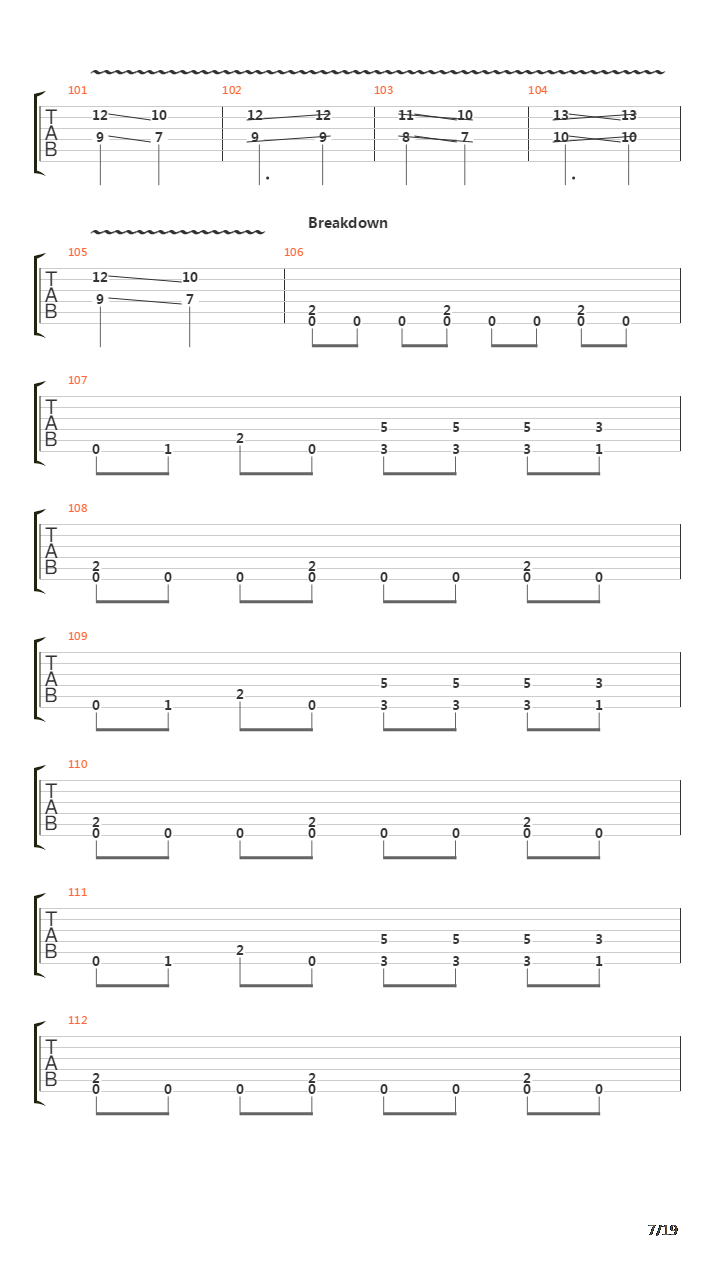 Attaxic吉他谱