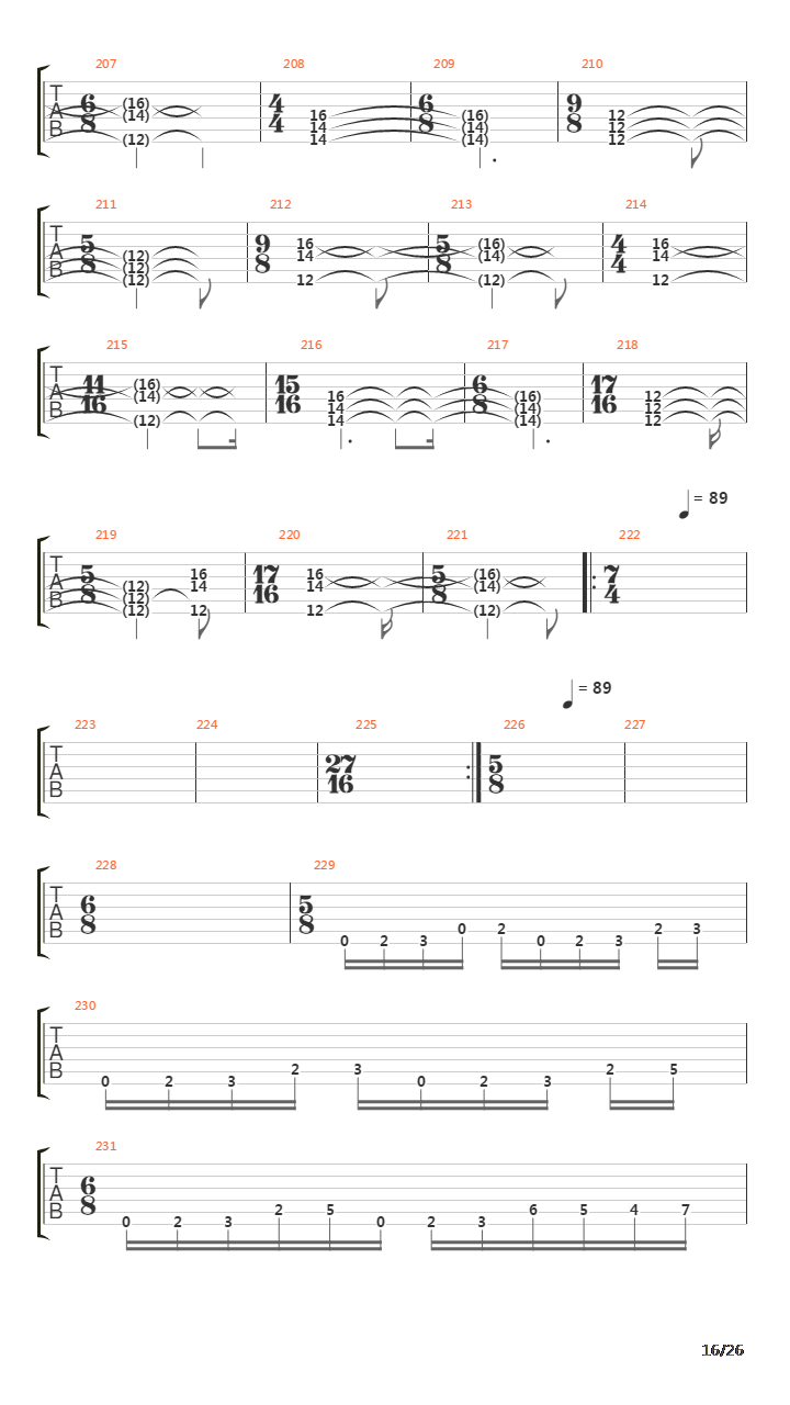 Magna Carta吉他谱