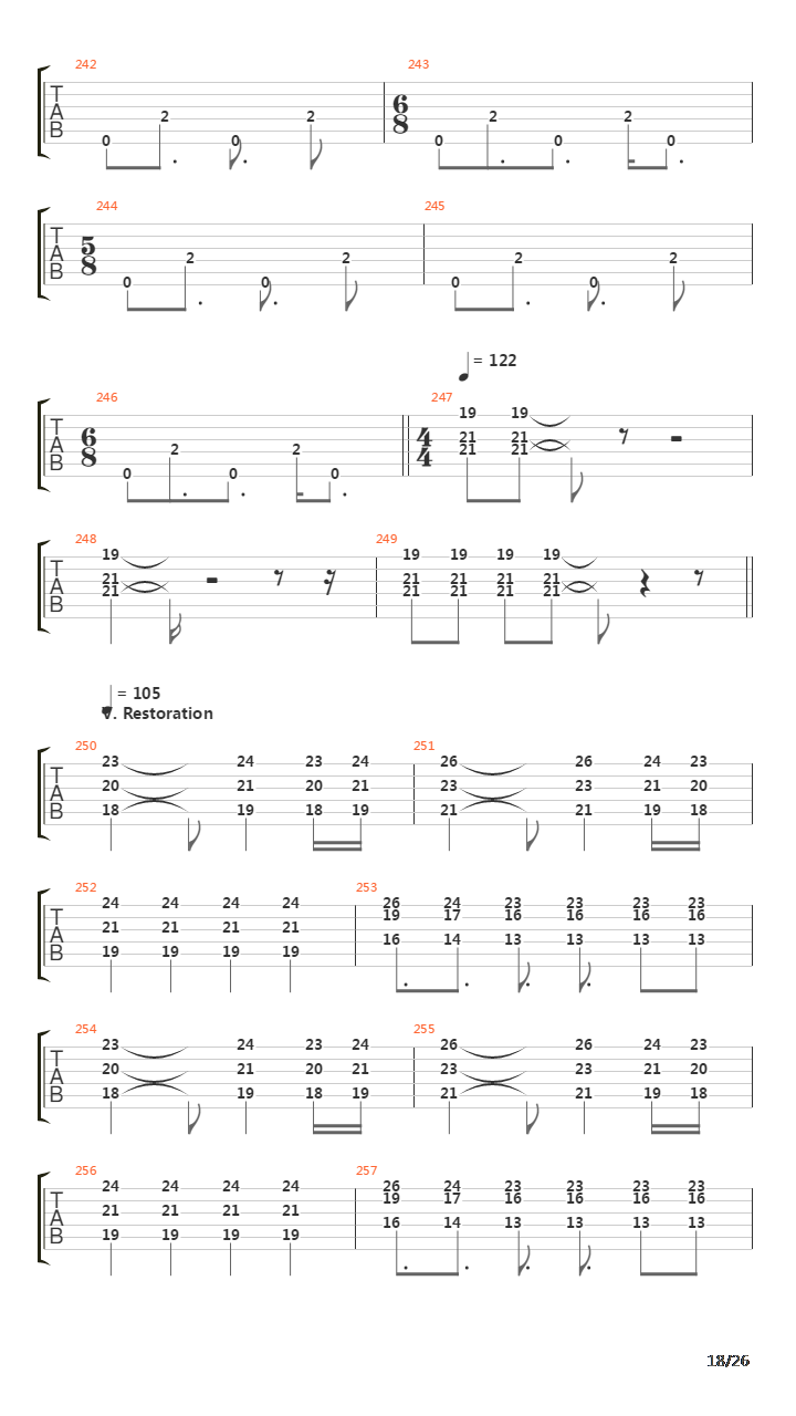 Magna Carta吉他谱