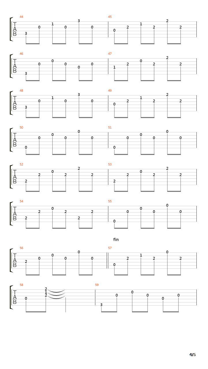 Fontenay-Aux-Roses吉他谱