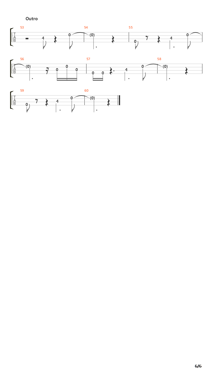 Bittersweet吉他谱