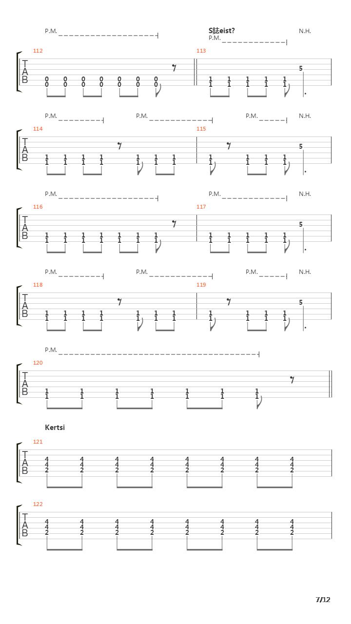 Uhkakuva 6吉他谱