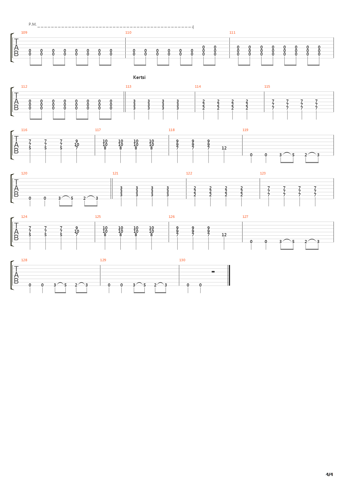 Vastakkaiset Voimat吉他谱