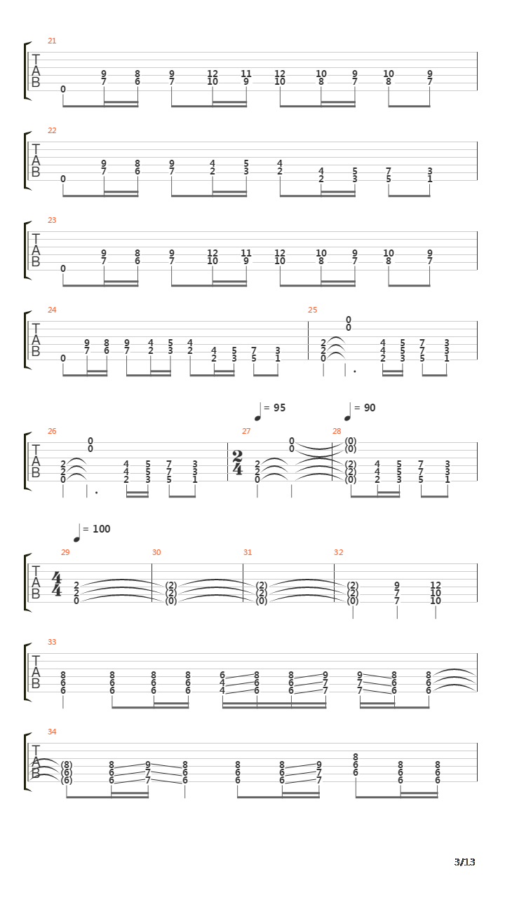 Suden Tunti吉他谱