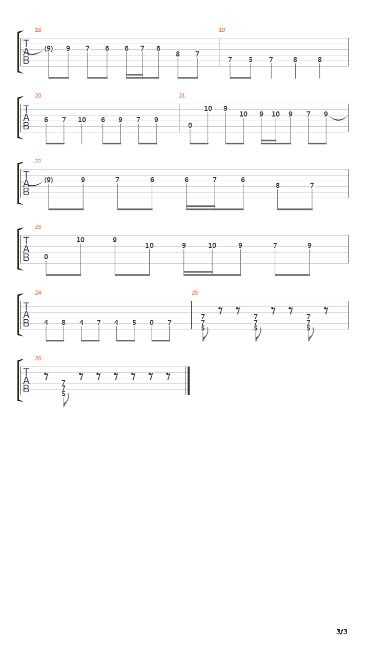 Vuilstamen吉他谱