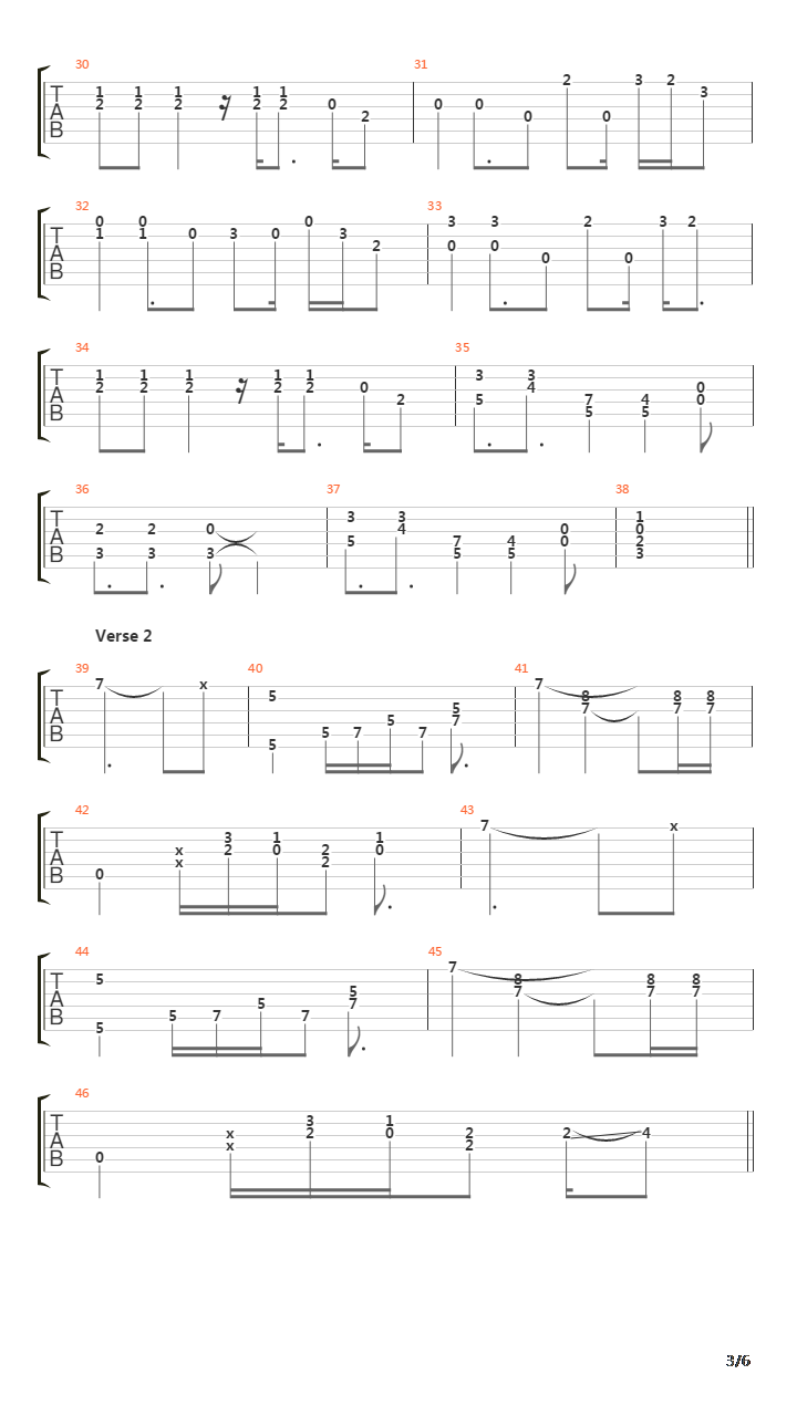 Magnolia吉他谱