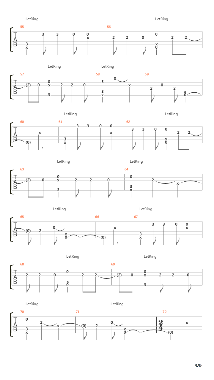 Close吉他谱