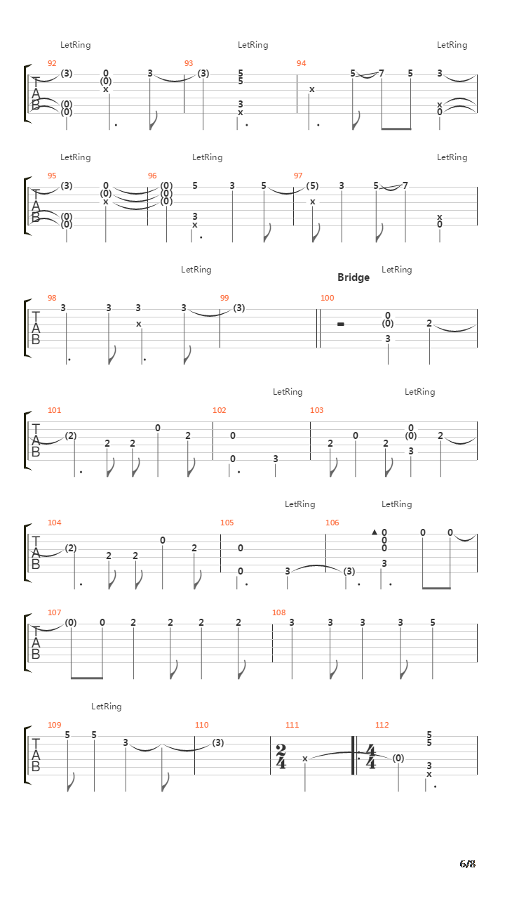 Close吉他谱