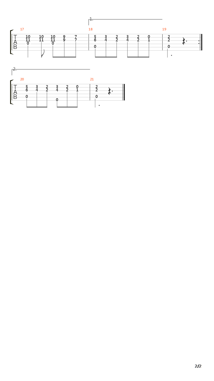 43 Ghiribizzi Per Chitarra No 4吉他谱