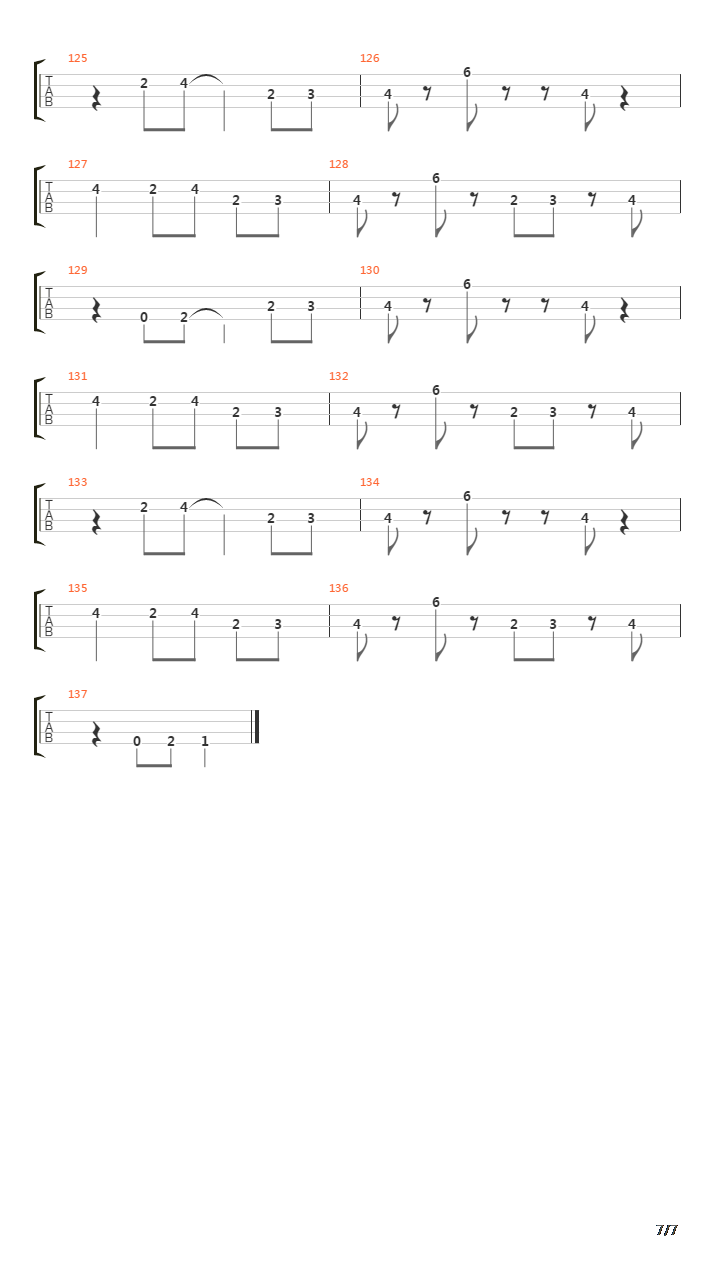 Rangehn吉他谱