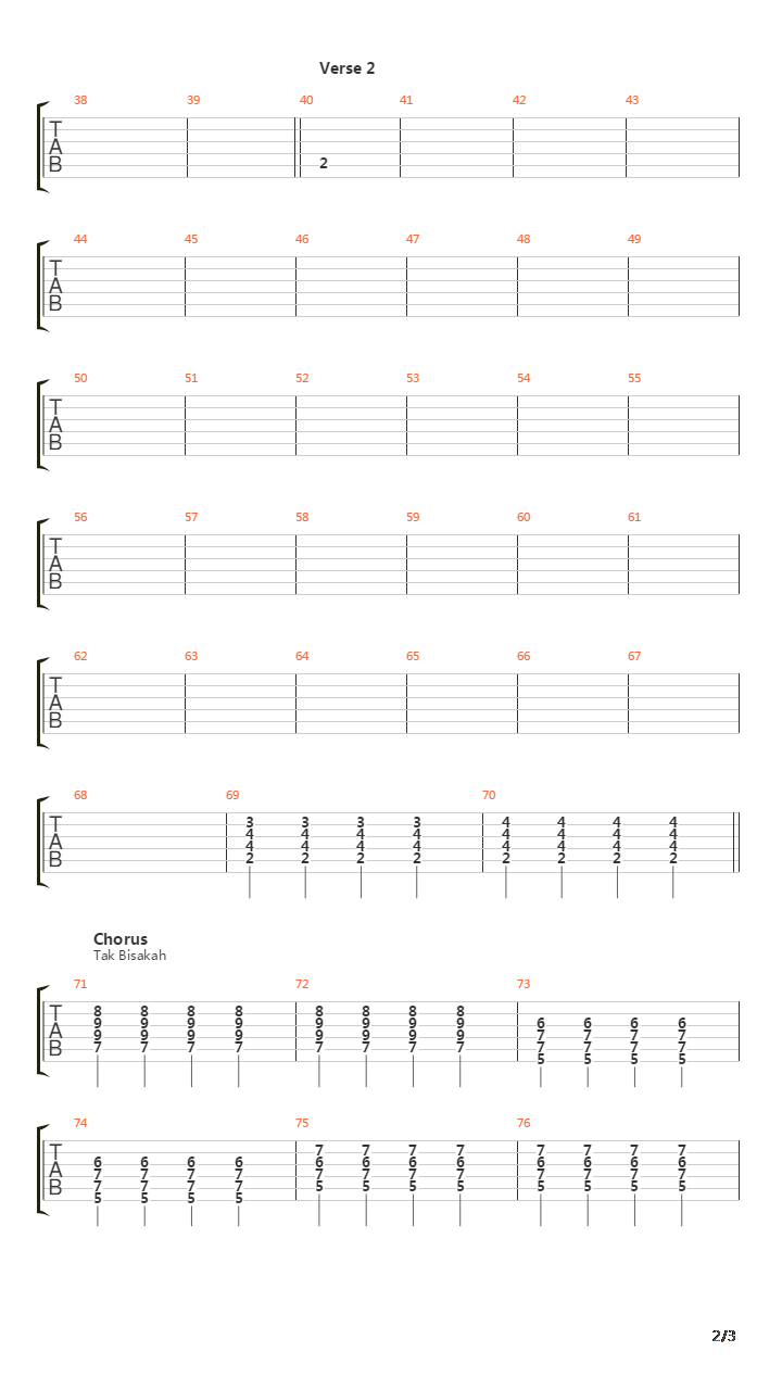 Sang Penikam吉他谱