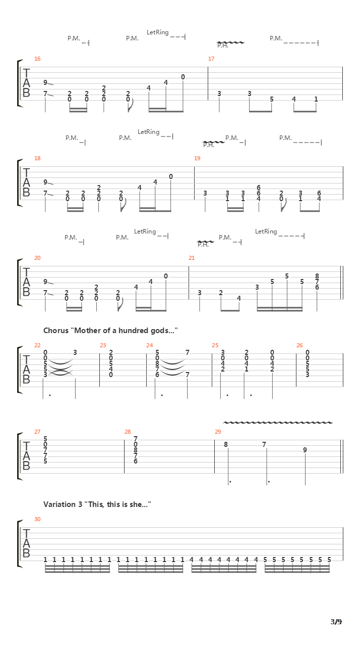 Ode To The Sun吉他谱