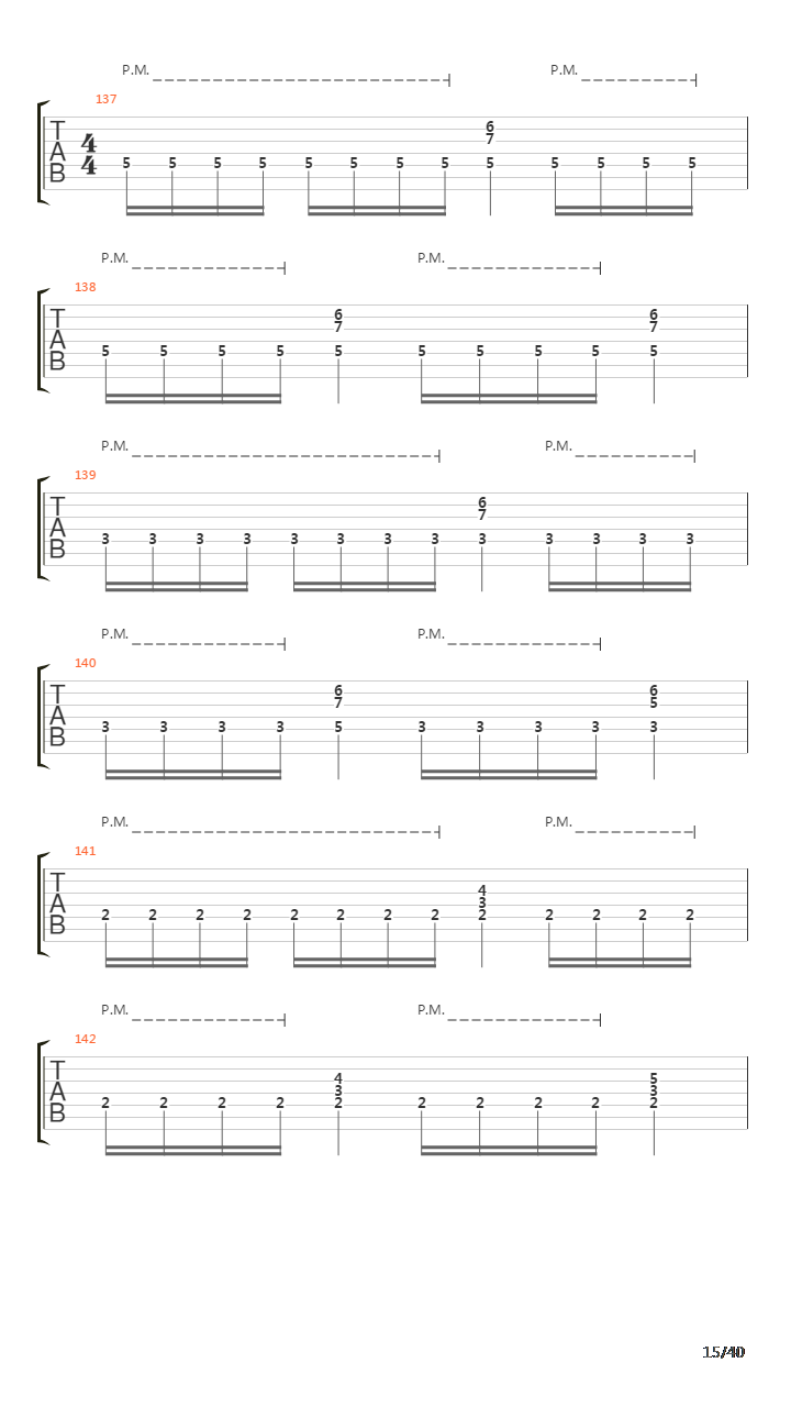 Sermon Of The Seven Suns吉他谱