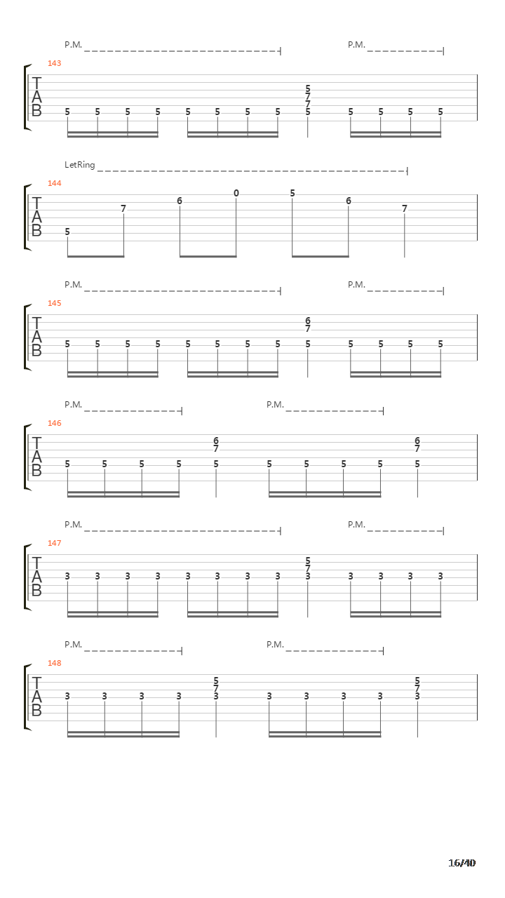 Sermon Of The Seven Suns吉他谱
