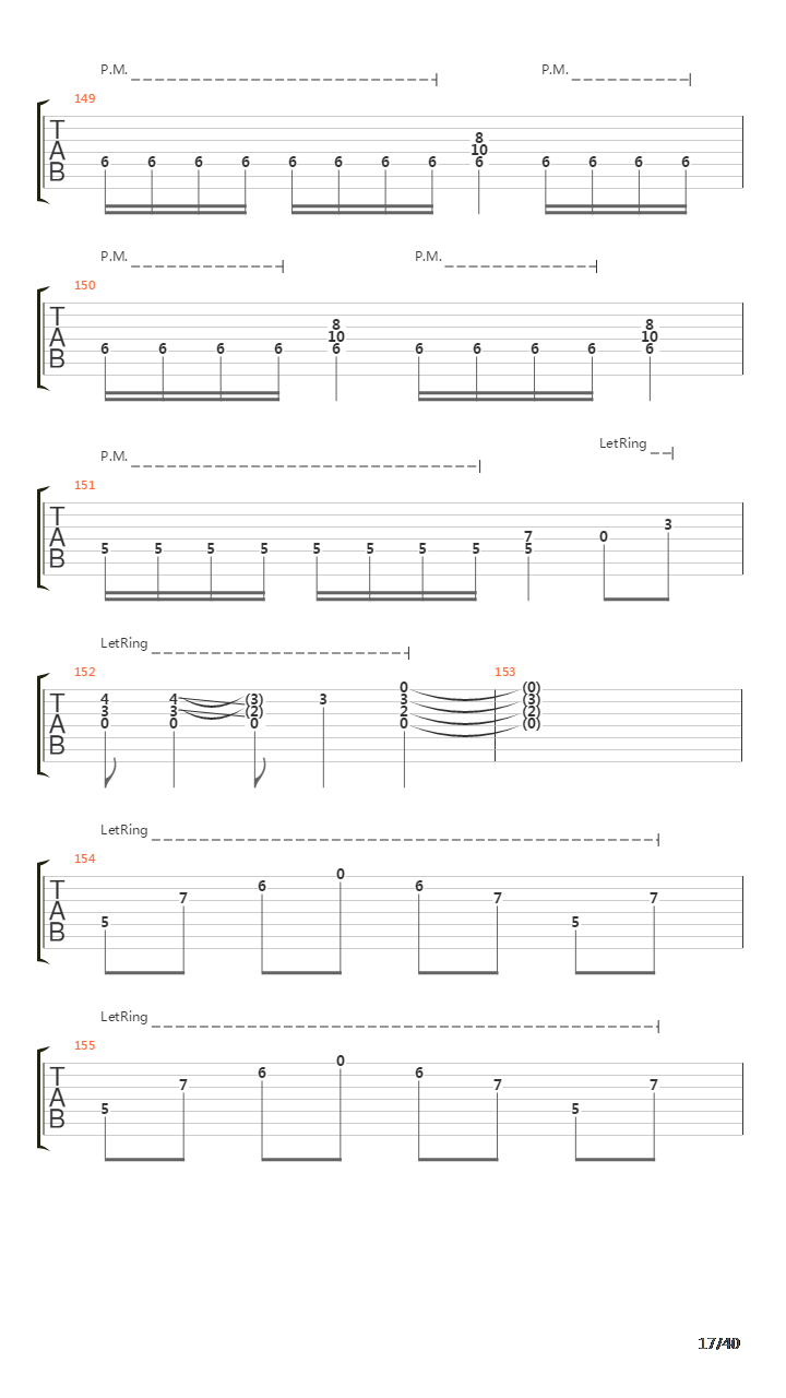 Sermon Of The Seven Suns吉他谱