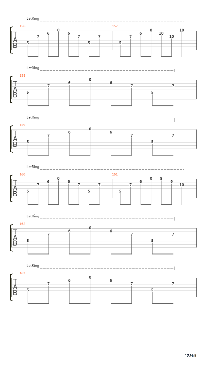 Sermon Of The Seven Suns吉他谱