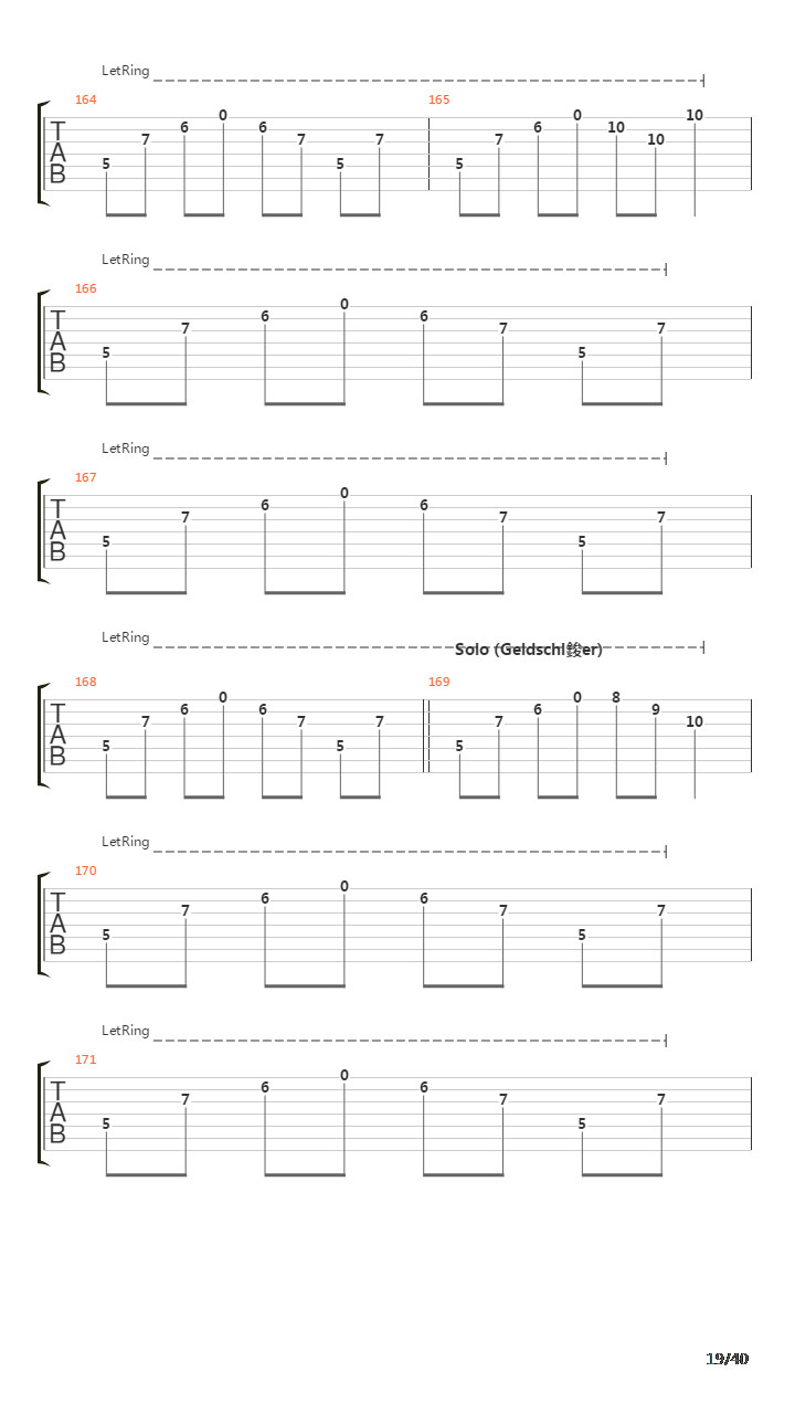 Sermon Of The Seven Suns吉他谱