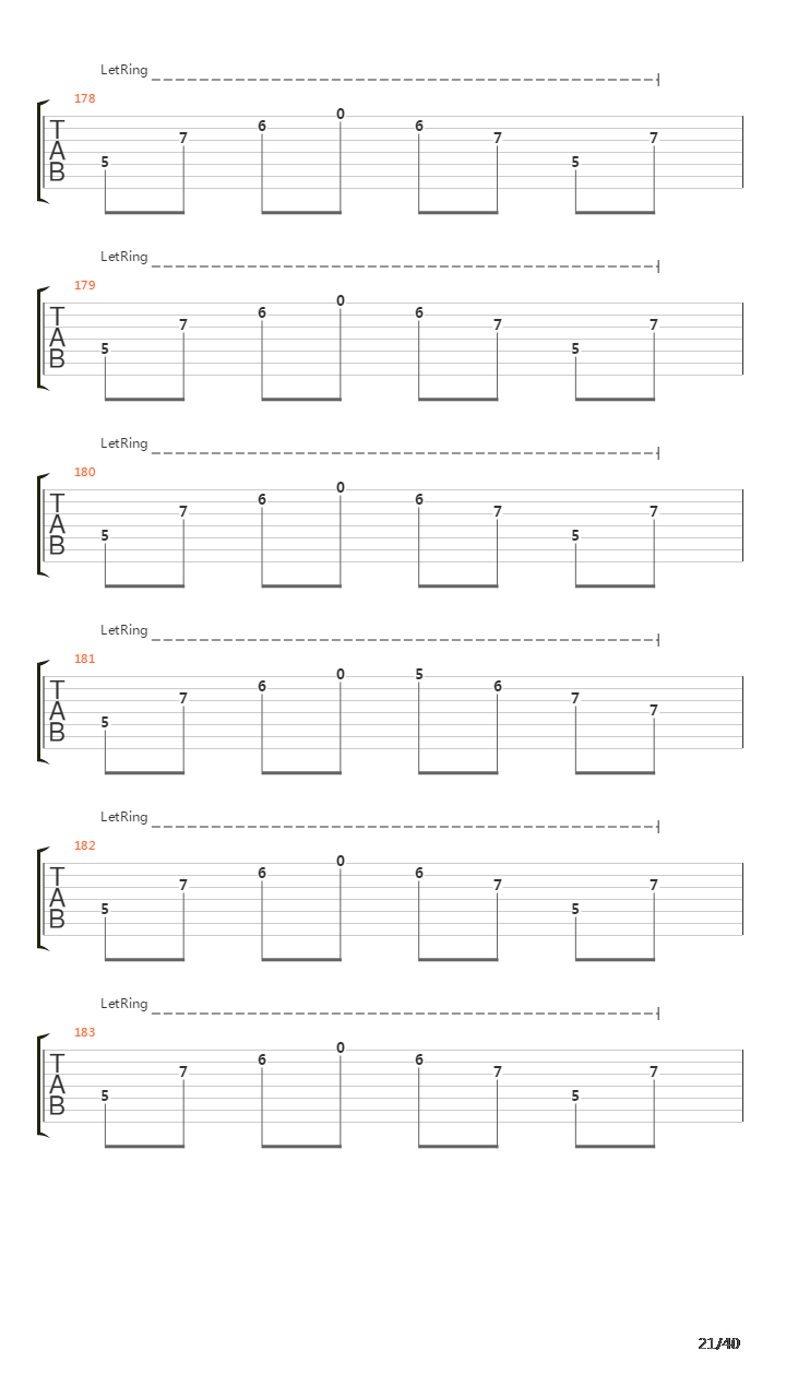 Sermon Of The Seven Suns吉他谱