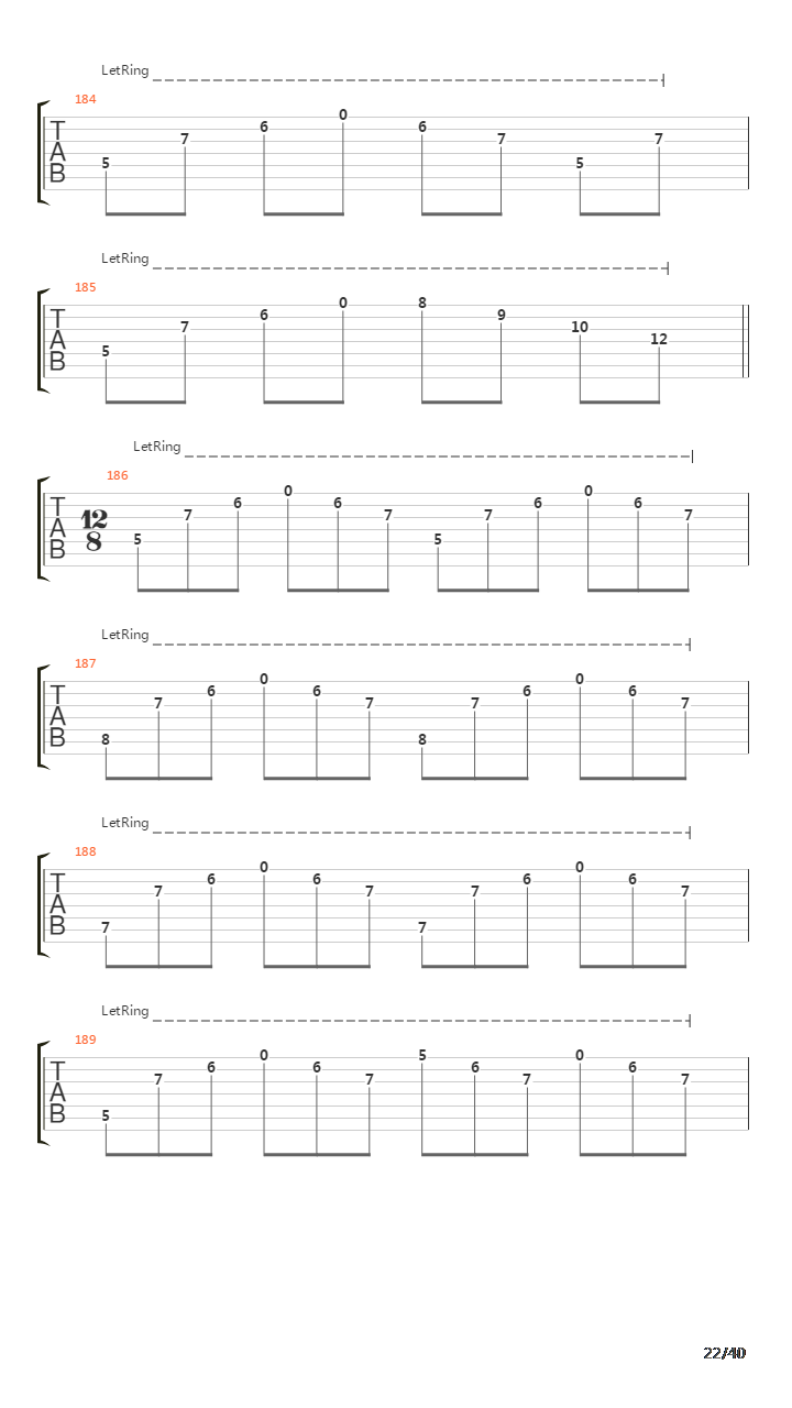 Sermon Of The Seven Suns吉他谱